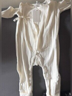 Jamie Kay Cream Knit Ruffle Tank with Plum Floral Rib Bloomers